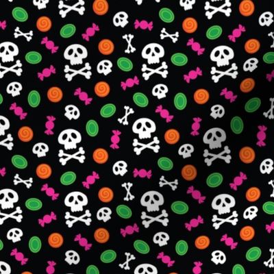 Halloween Amy Fabric Skull and Crossbones