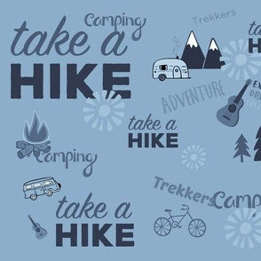 Take A Hike Blue