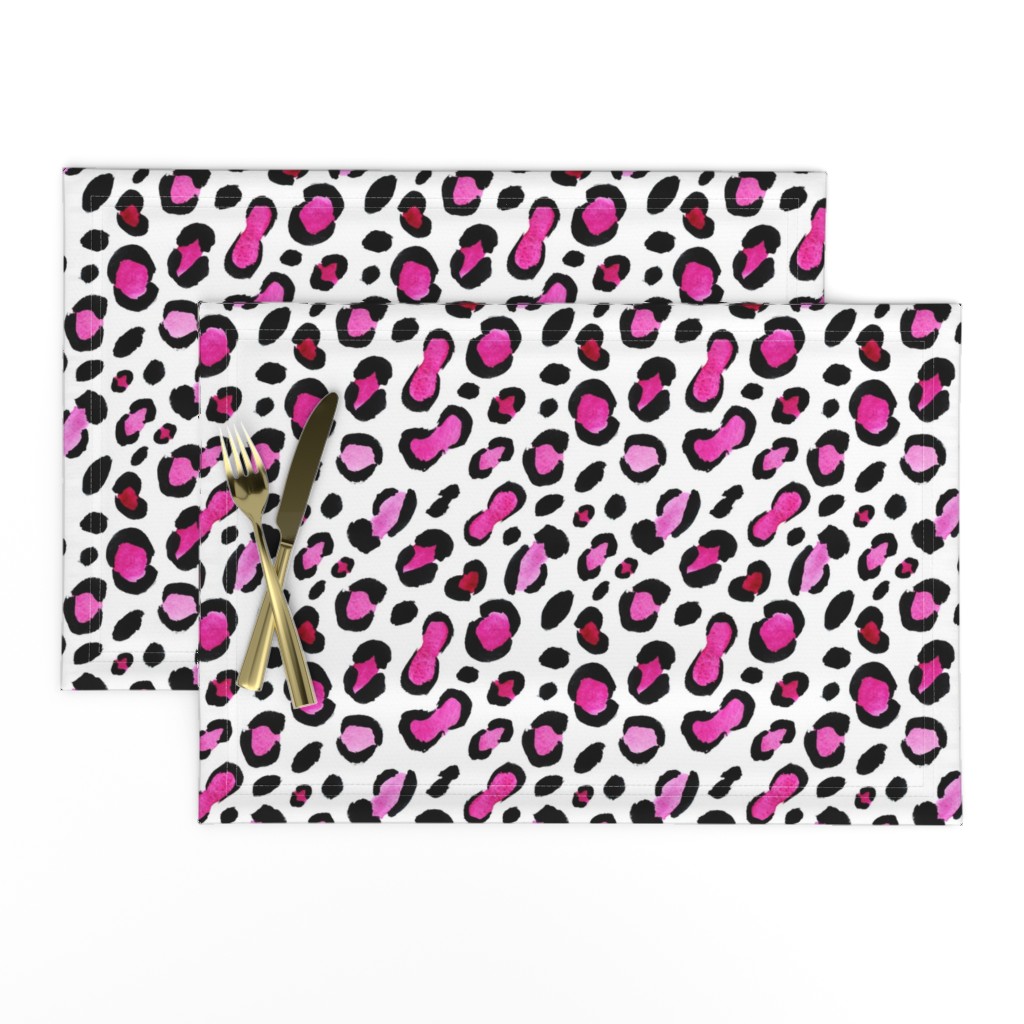 Pink leopard, larger scale
