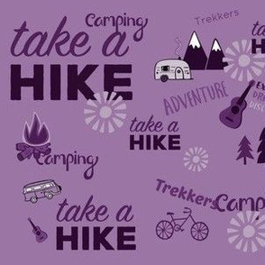 Take A Hike Purple