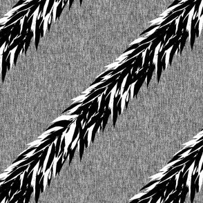 Willow Garland in Black and White