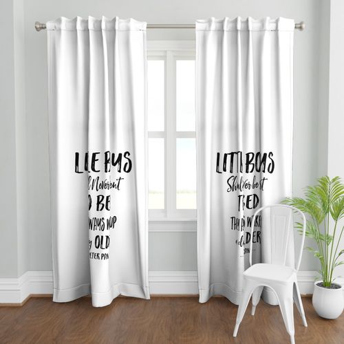 56"x72" Little Boys Quote Smaller Quote