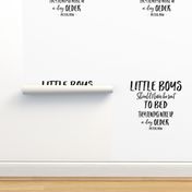 56"x72" Little Boys Quote Smaller Quote