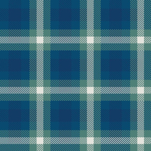 Northwoods 5 Blue & Green Plaid