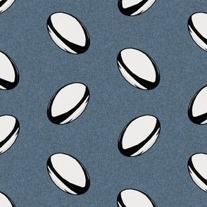 rugby ball fabric - new zealand all blacks rugby fabric, rugby fabric, sports fabric, black and white rugby all, sport fabric - blue