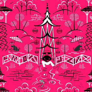 Stockwell Stylized flamingo Big