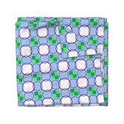 Celtic Rings block - Purple Green