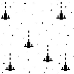 space pixels (white, reduced size)