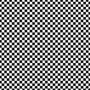 Small Black and White Checker