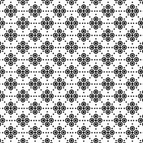 Dots and Spots - Black on White