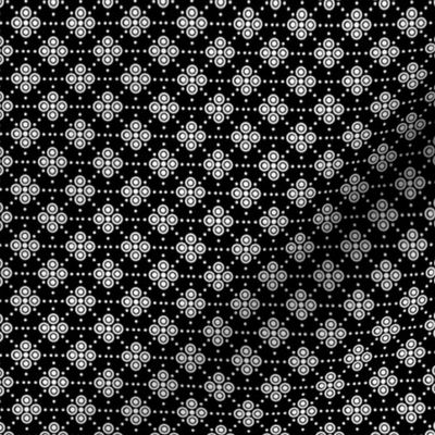 Dots and Spots - White on Black