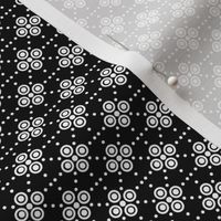 Dots and Spots - White on Black