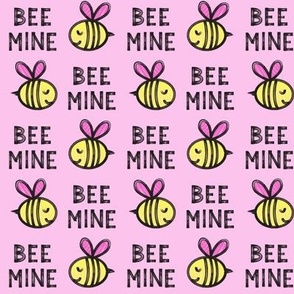 Bee Mine - pink 2 - valentines day
