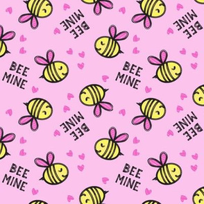 Bee Mine - Pink - valentines day