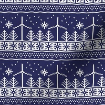 Wind Energy, Fair Isle Knitting 