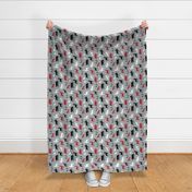 woodland animals - the happy camper collection - grey (90) C18BS
