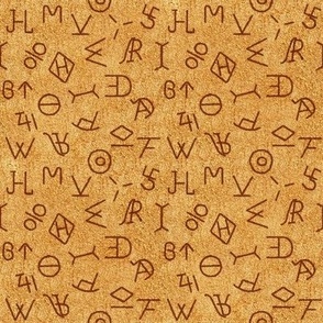 Small Cattle Brands on Leather