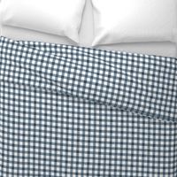 Watercolor Gingham Midnight Blue