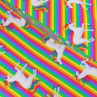 rainbow unicorns rainbow stripe