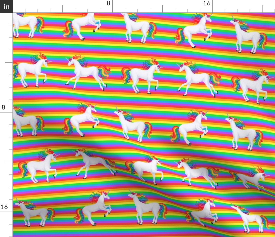 rainbow unicorns rainbow stripe