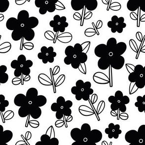 Black flowers