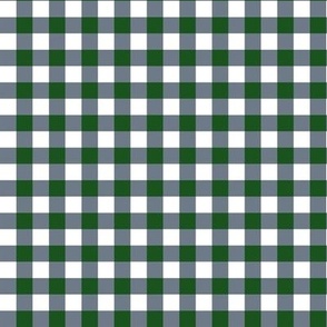 8" Green and Blue Plaid