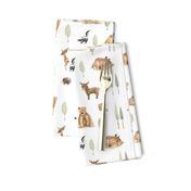 8" Woodland Nature Trail // White