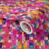 Pixel Quilt Pink