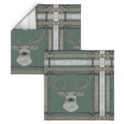 CAMO DEER IN PLAID