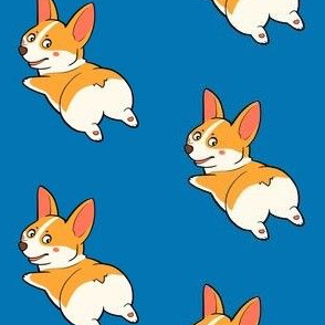 Cute Corgi Butt Pattern