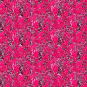 Pink Flames | Seamless Photo Floral Print