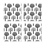 Tree Seasons - Large Scale B & W