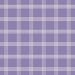 Pretty Plaid 2in: Violet Purple Plaid