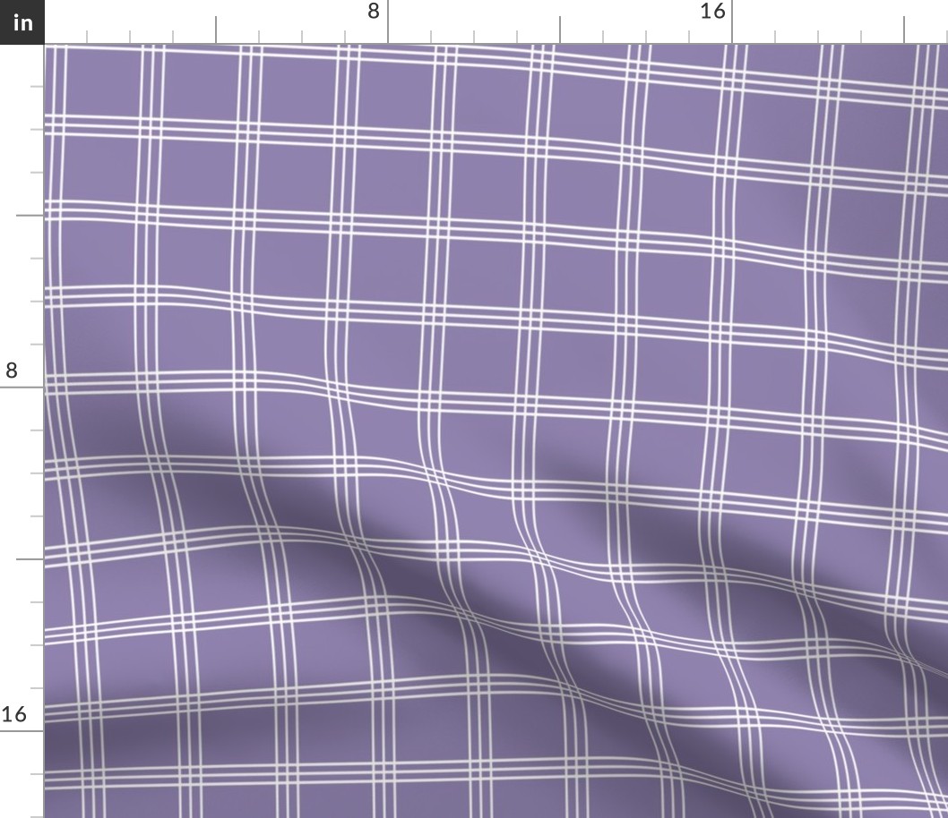 Pretty Plaid 2in: Violet Purple Plaid