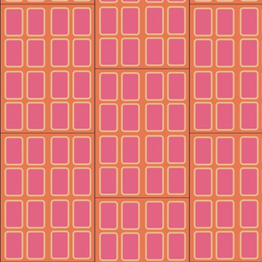 Bee Hive - orange pink