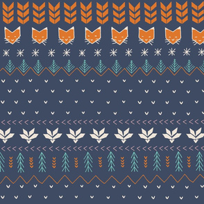 Fair Isle Foxy Knits