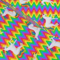 rainbow unicorns rainbow wave