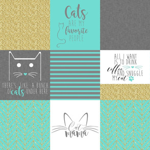 #CatMom Gold Glitter