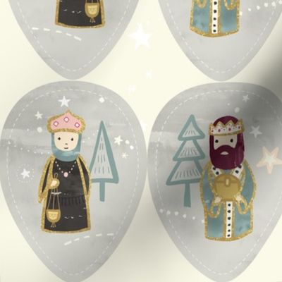 Cut and Sew Christmas Ornaments - Nativity