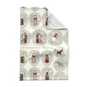 Cut and Sew Christmas Ornaments - Nativity