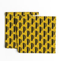 London black cab taxi boys car black and white retro mustard yellow