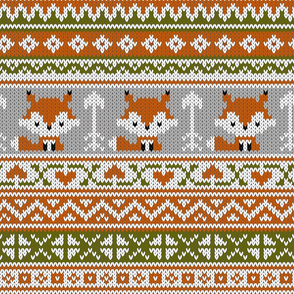 Fair Isle Fox_Green