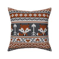 Fair Isle Fox_Gray