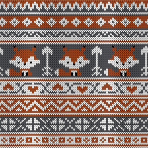 Fair Isle Fox_Gray