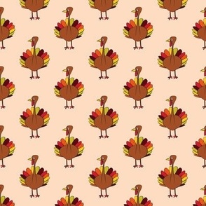 thanksgiving turkey (1.7" scale) blush C18BS