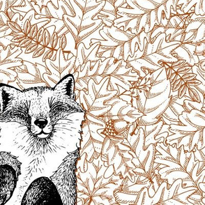 Fox and Leaves_pattern