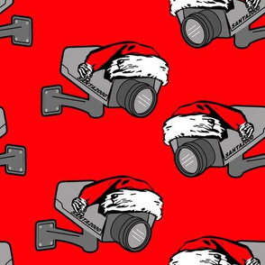 santa cam red (he knows when you are sleeping)