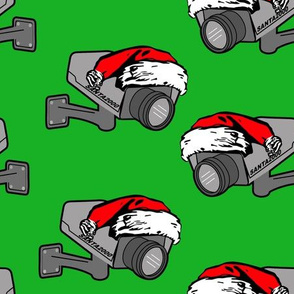 santa cam green (he knows when you are sleeping)