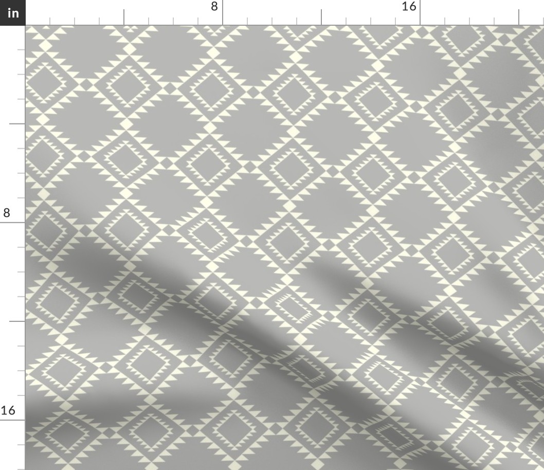 Southwestern Blanket design gray-2 150