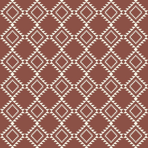 Southwestern Blanket design red clay2 150